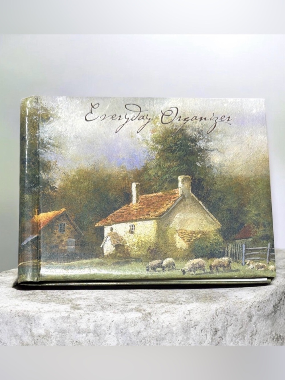 Vintage Hardcover Everyday Organizer Cottagecore Planner Dwayne Warwick Art NEW